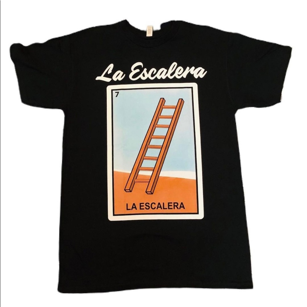 La Escalera Mexican Lotería Men T Shirt